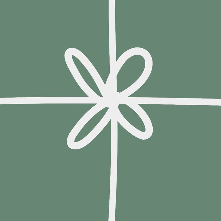 Greeting card - Gift - Green