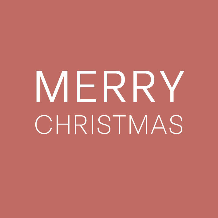 Greeting card - Merry Christmas - Red
