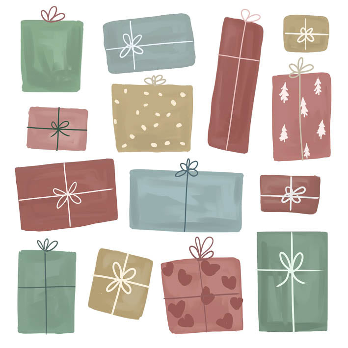Greeting card - Christmas gifts
