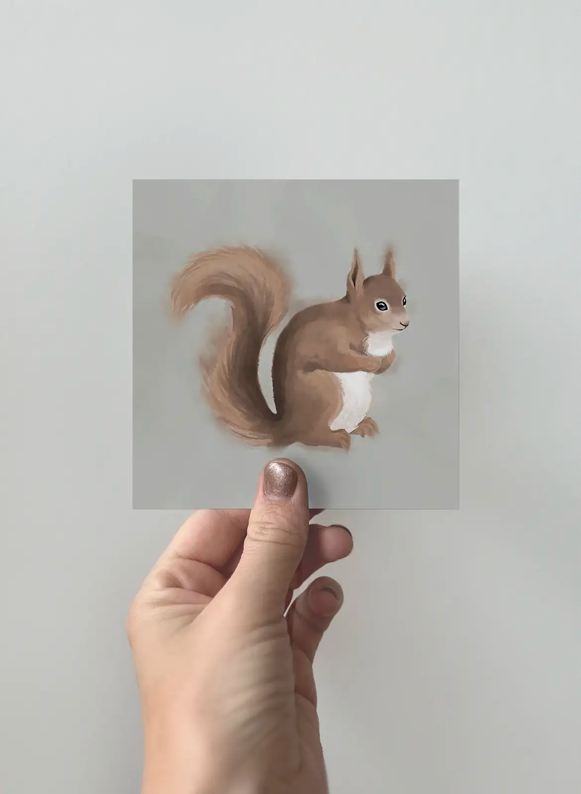 Greeting card - The Squirrel