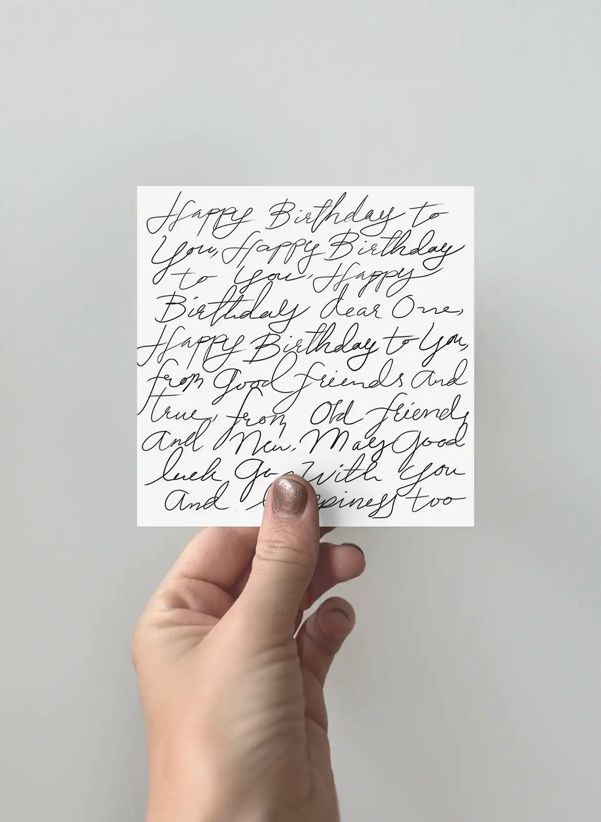 Greeting card - Happy Birthday Song
