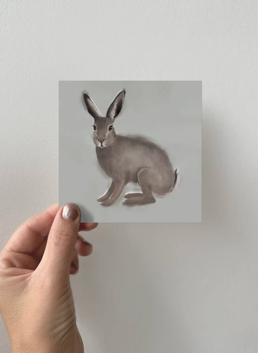 Greeting card - The Hare