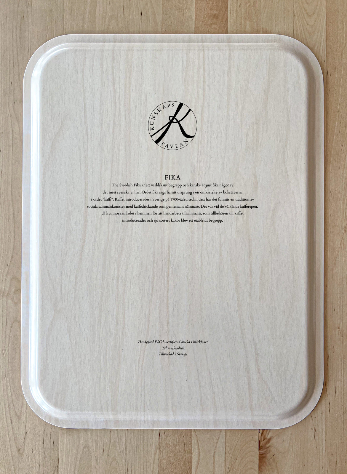 Tray Fika 43x33 cm