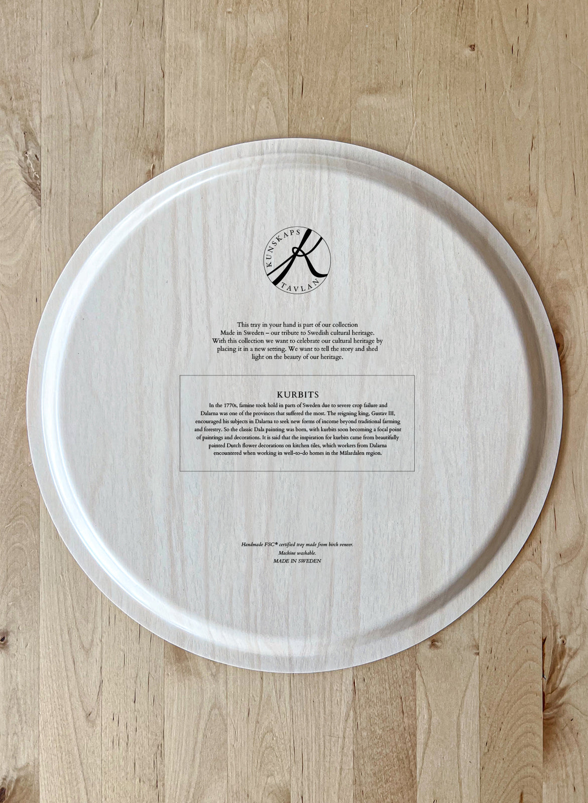 Tray Kurbits round 31 cm & 38 cm
