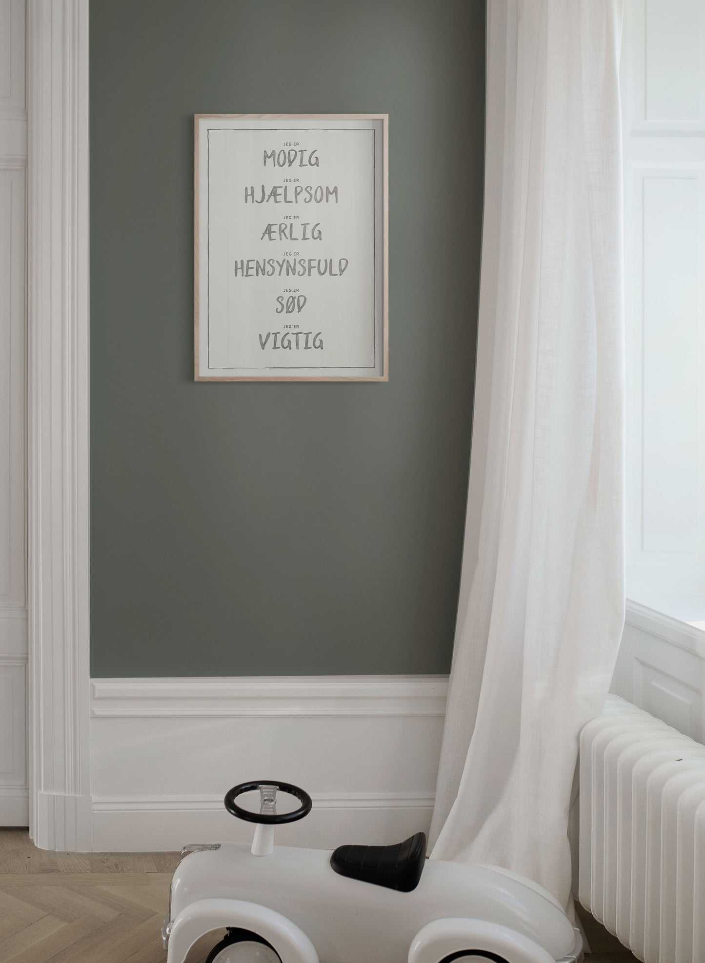 Jeg er, Dark Grey - I am in Danish