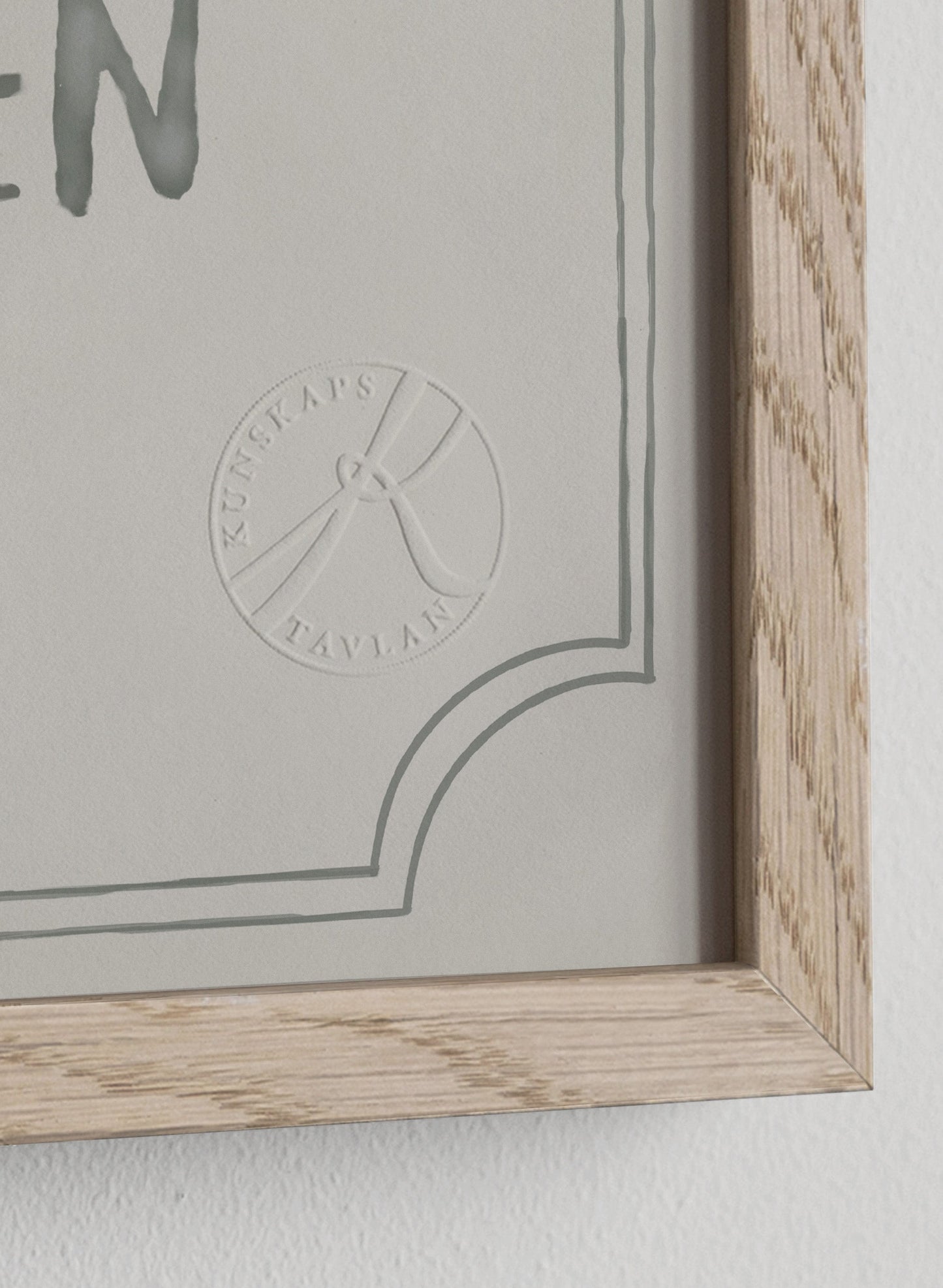 Diplom for at være en god ven, Dusty mint - Good Friend Diploma in Danish
