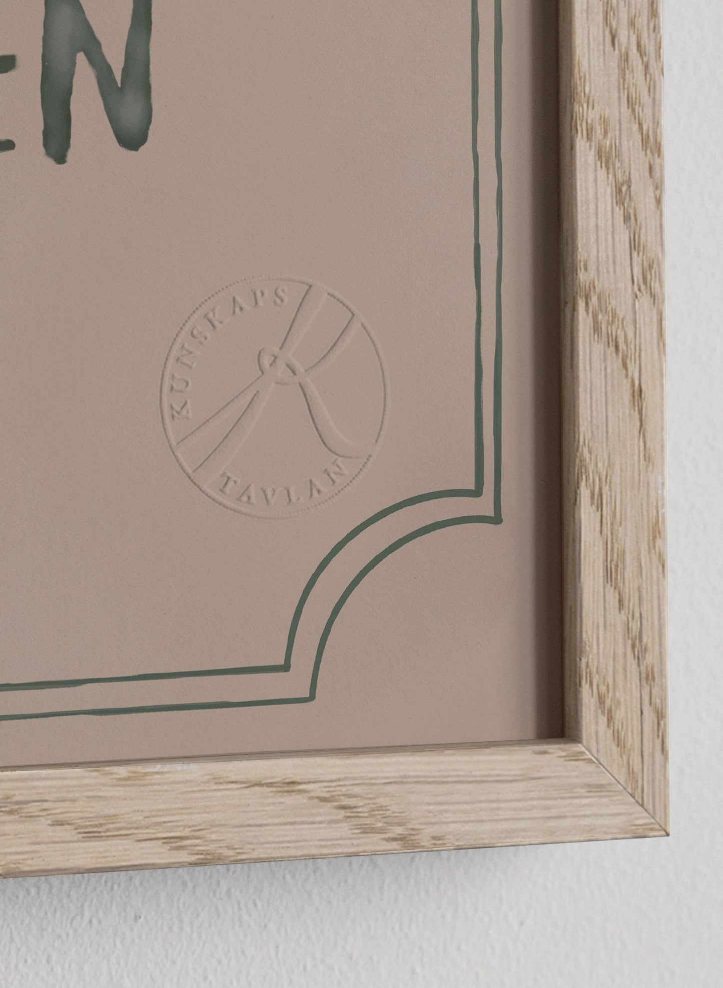 Diplom for at være en god ven, Dusty rose - Good Friend Diploma in Danish