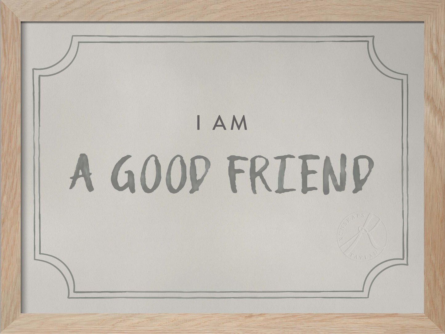 Good Friend Diploma - Dusty Mint