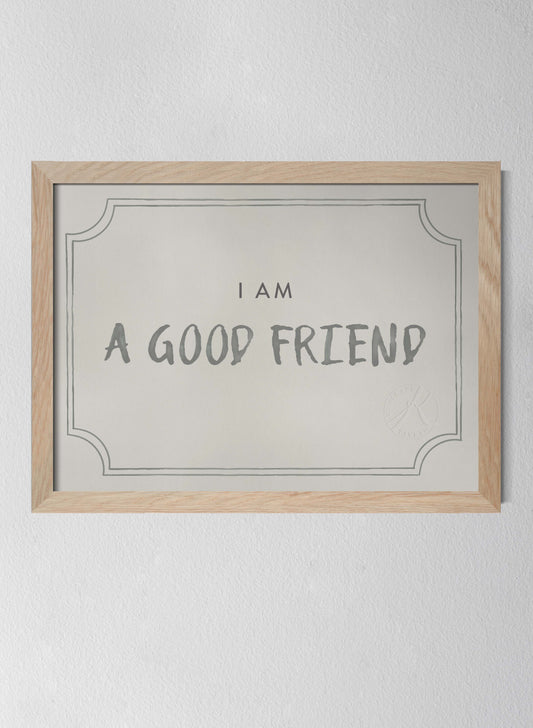 Good Friend Diploma - Dusty Mint