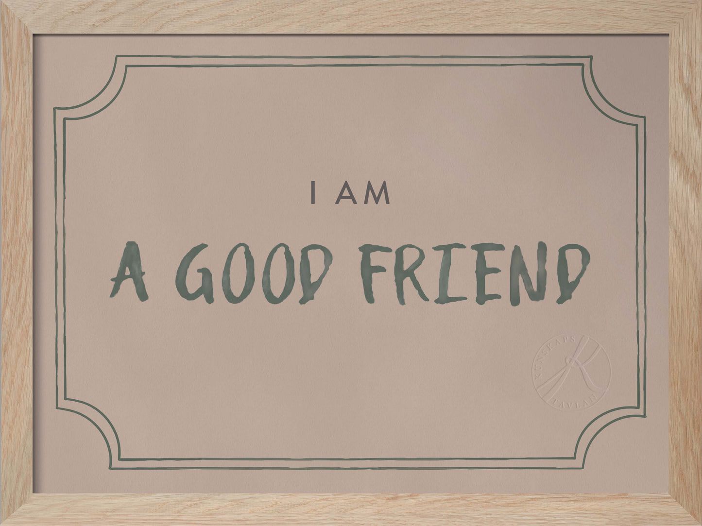 Good Friend Diploma - Dusty Rose