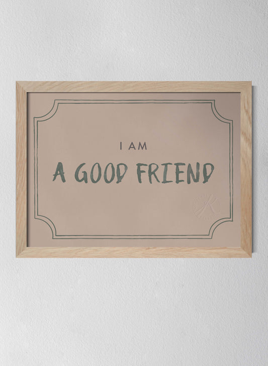 Good Friend Diploma - Dusty Rose