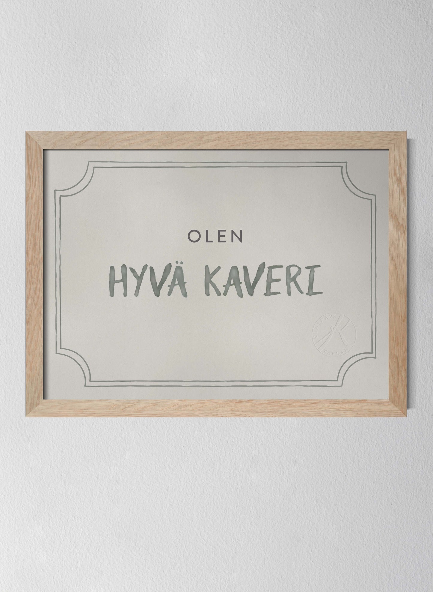 Kaveridiplomi, Dusty Mint - Good Friend Diploma in Finnish