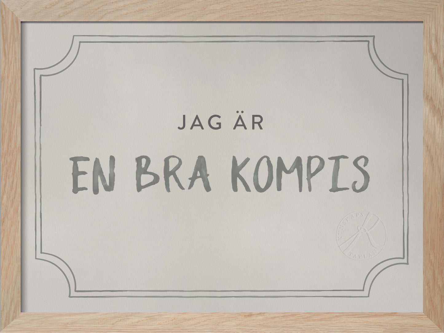 Kompisdiplomet, Dusty Mint - Good Friend Diploma in Swedish