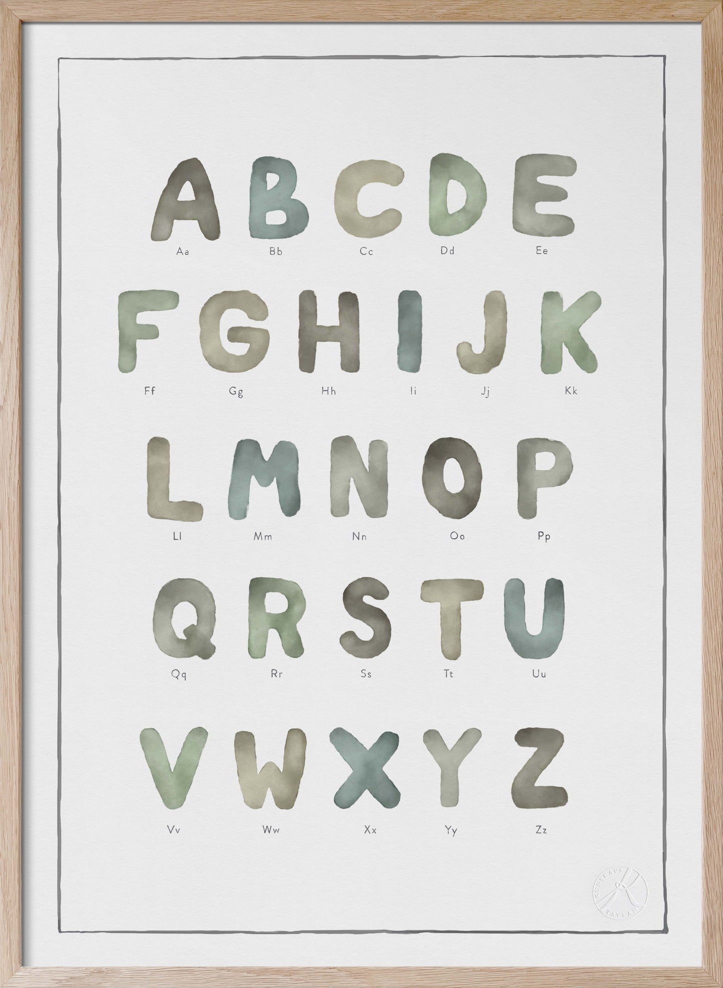 The Alphabet Watercolour