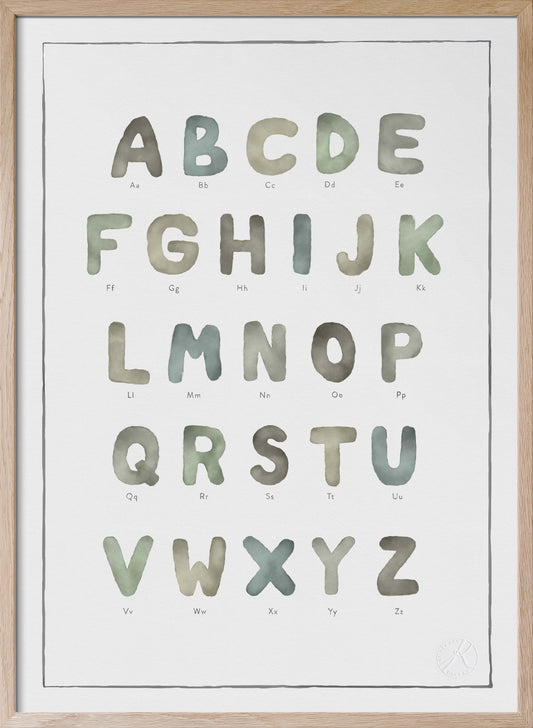 The Alphabet Watercolour