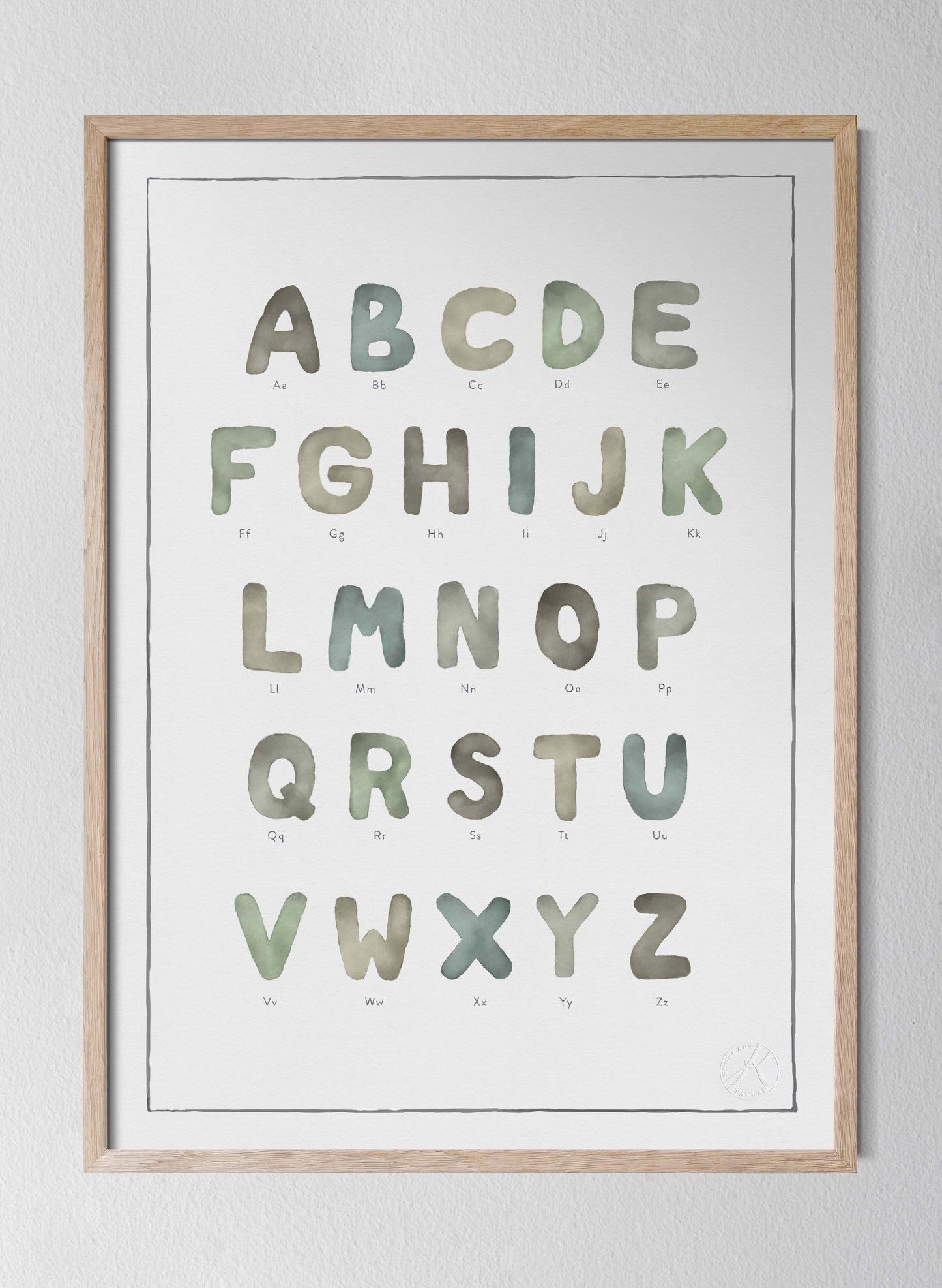 The Alphabet Watercolour