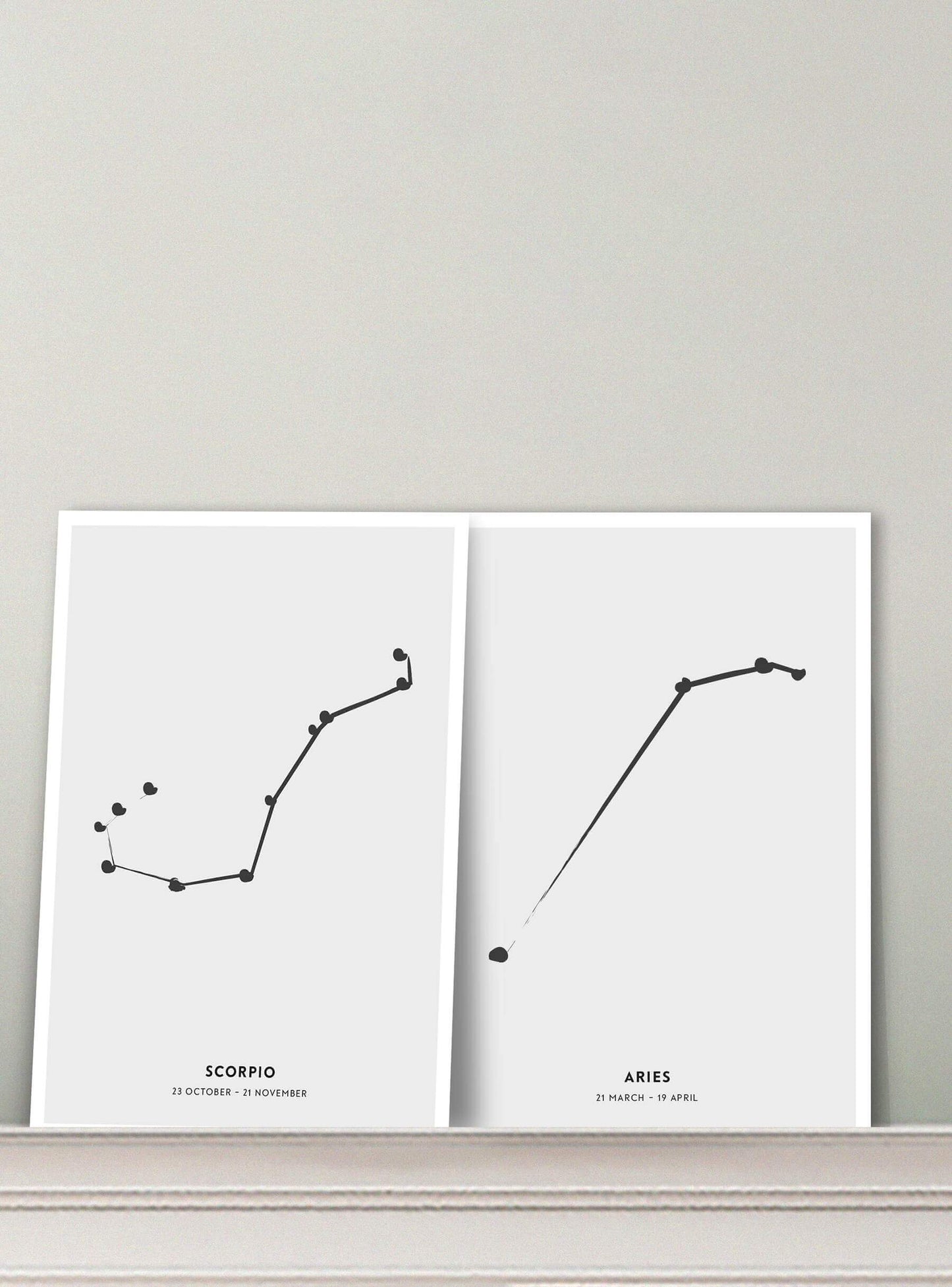 Zodiac sign Aries - Väduren - Mini print A5 - Kunskapstavlan
