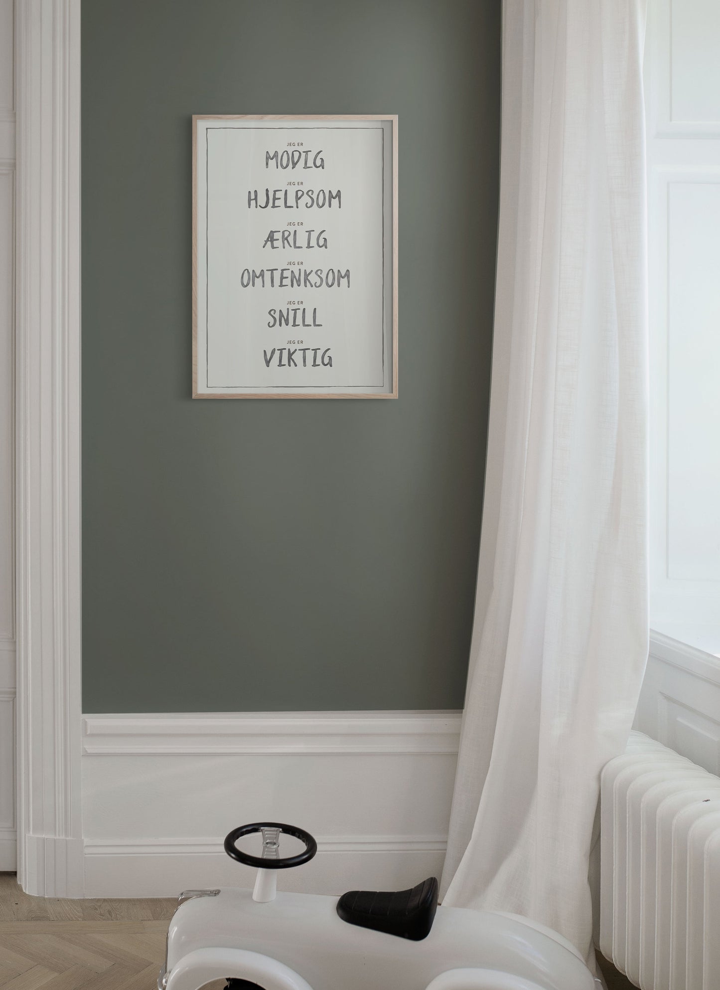 Jeg er, Dark Grey - I am in Norwegian