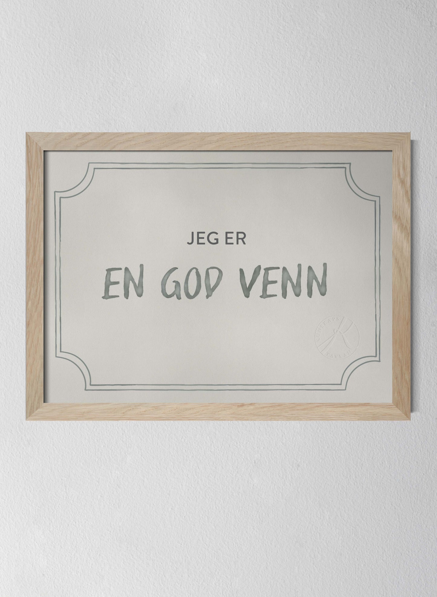 Vennediplomet, Dusty Mint - Good Friend Diploma in Norwegian