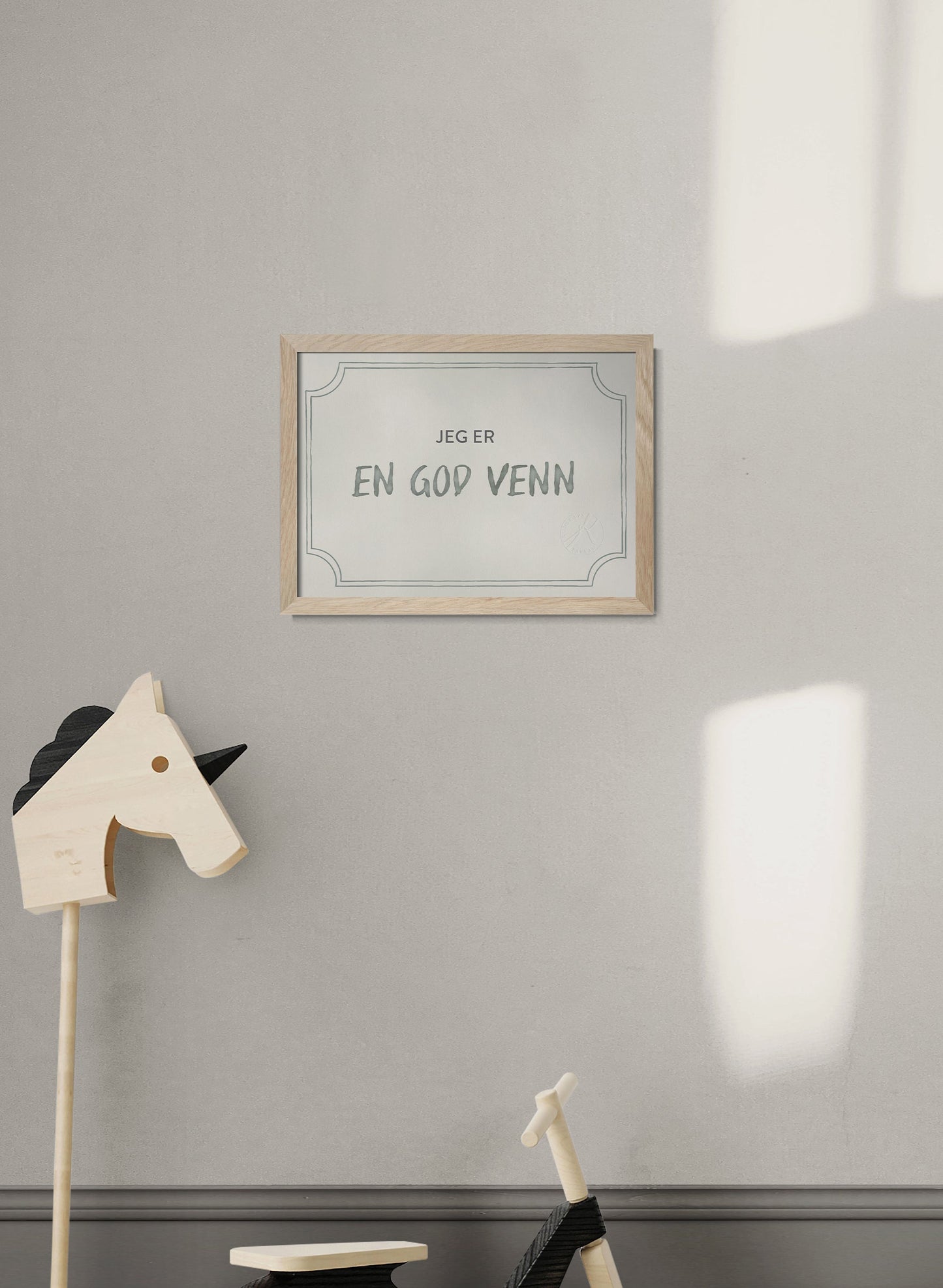 Vennediplomet, Dusty Mint - Good Friend Diploma in Norwegian