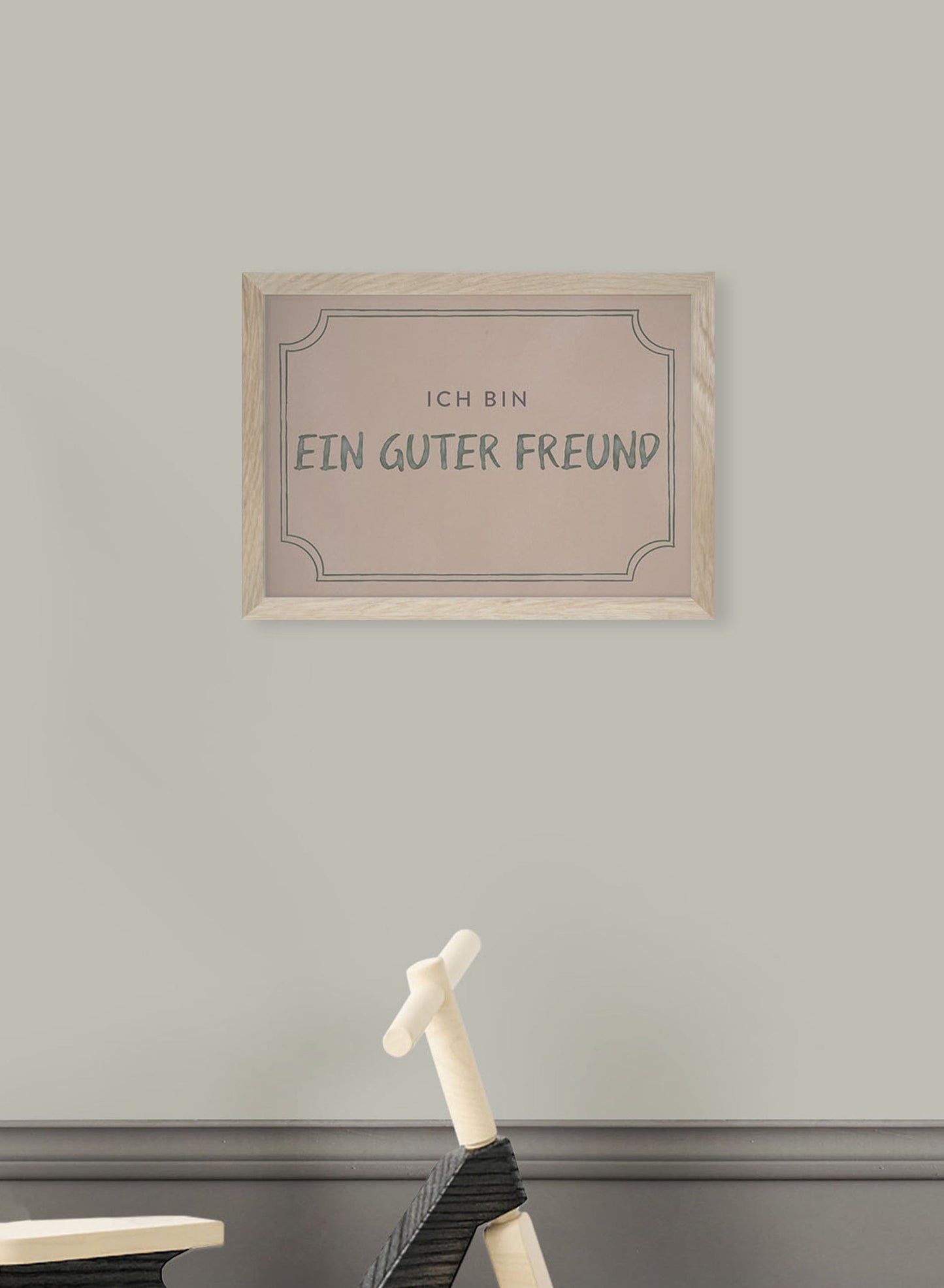 Freundschaftsdiplom, Dusty rose - Good Friend Diploma in German